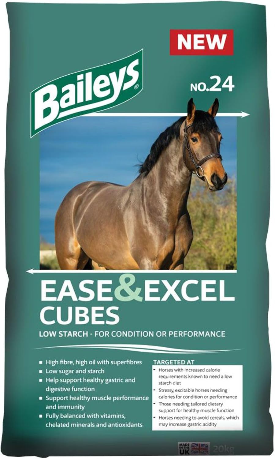 Baileys No.24 Ease & Excel Cubes 20kg