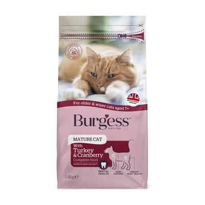 Burgess Mature Cat Turk&Cranberry
