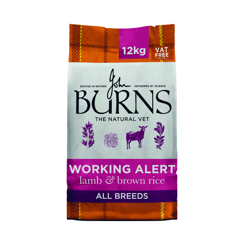 Burns Alert Lamb & Brown Rice 12kg