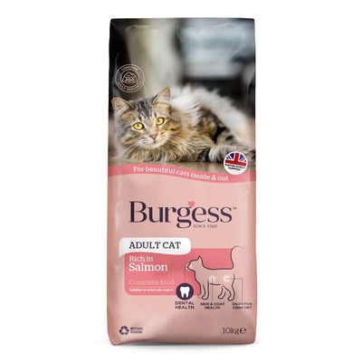 Burgess salmon adult cat food