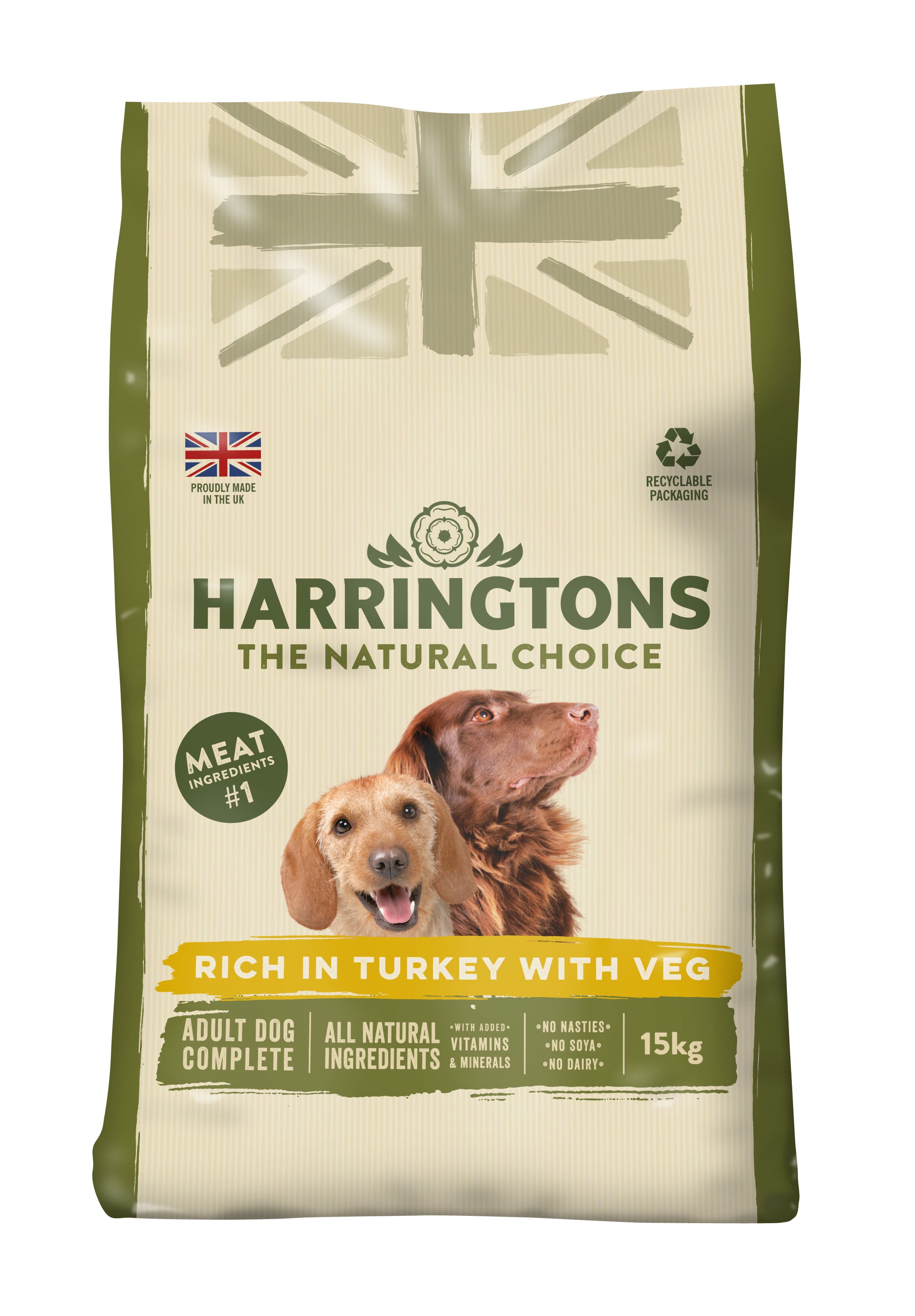 Harringtons Dog Turkey Veg