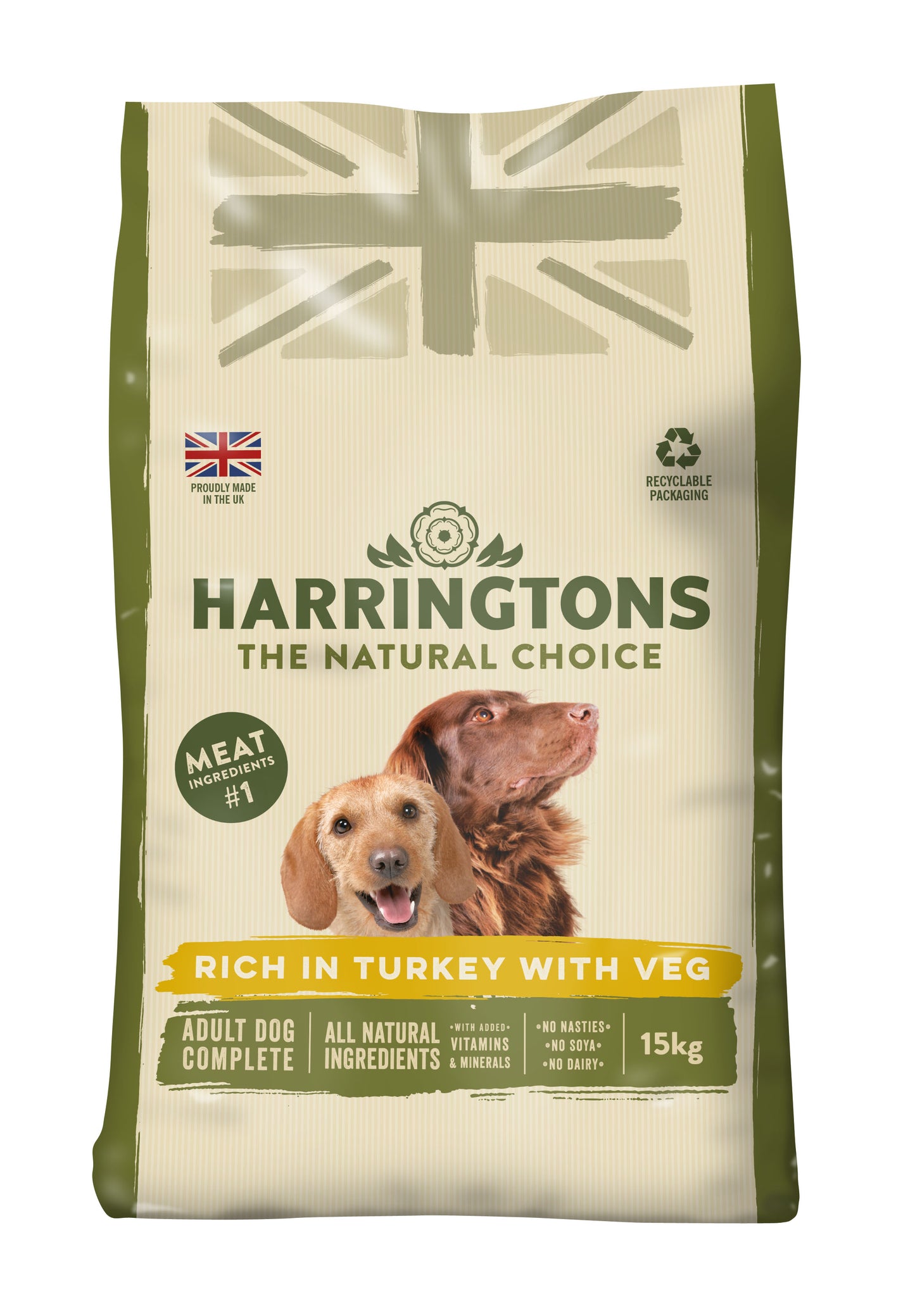 Harringtons Dog Turkey & Veg